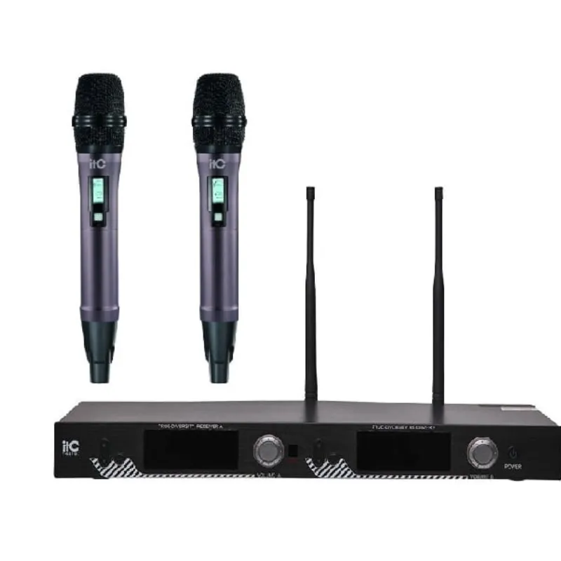 ITC T-521UH UHF-Dual Channel Wireless Microphone