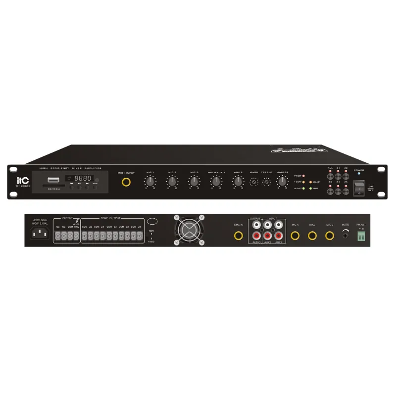 ITC TI-500DTB 5 Zones Digital Mixer Amplifier ITC TI-500DTB 5 Zones Digital Mixer Amplifier