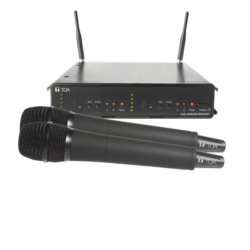 Toa WS-422 Dual Channel Wireless Microphone Set